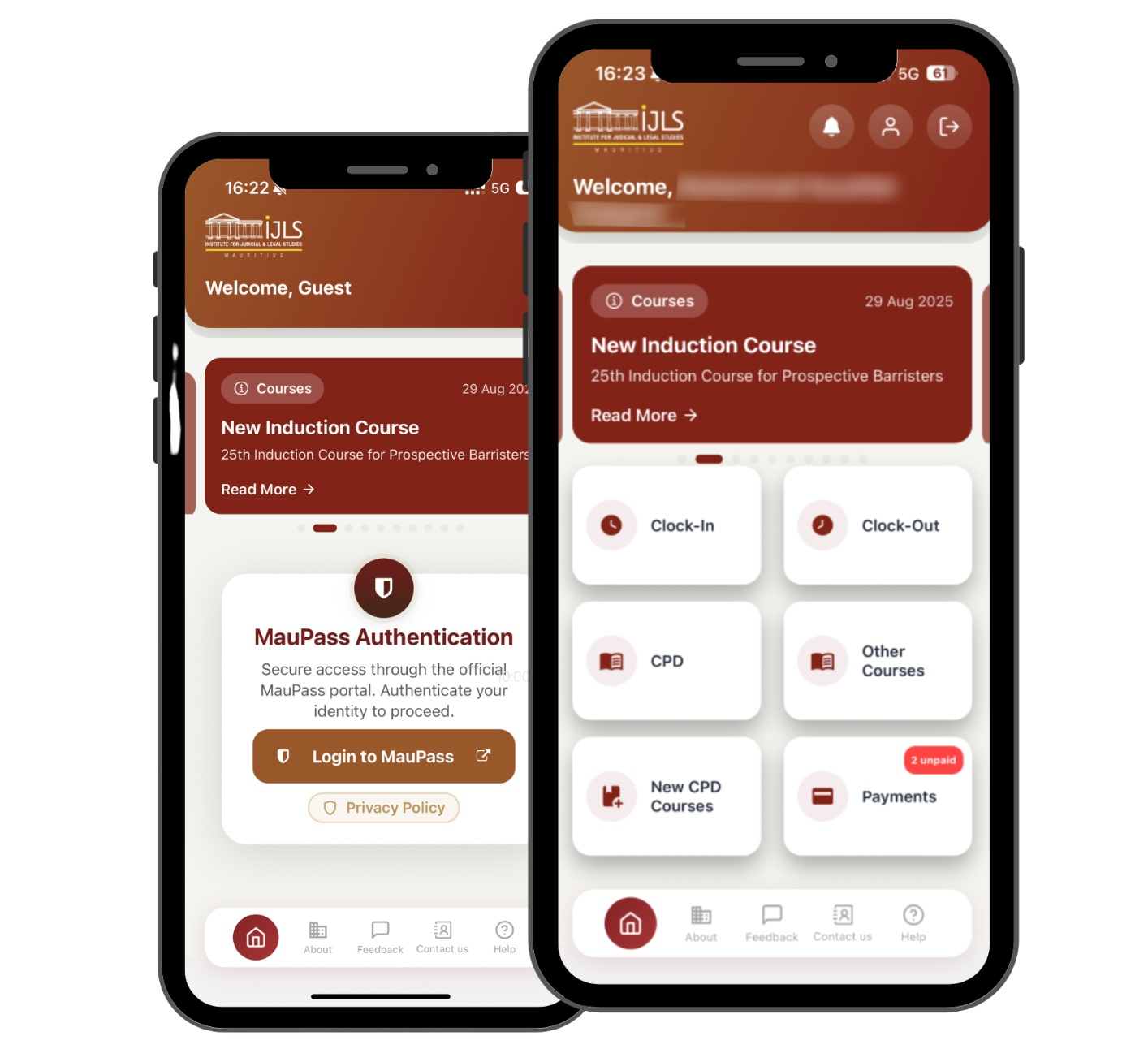 IJLS Mobile App Screenshots